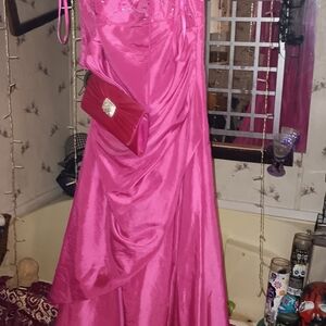 Elegant Pink Prom Dress